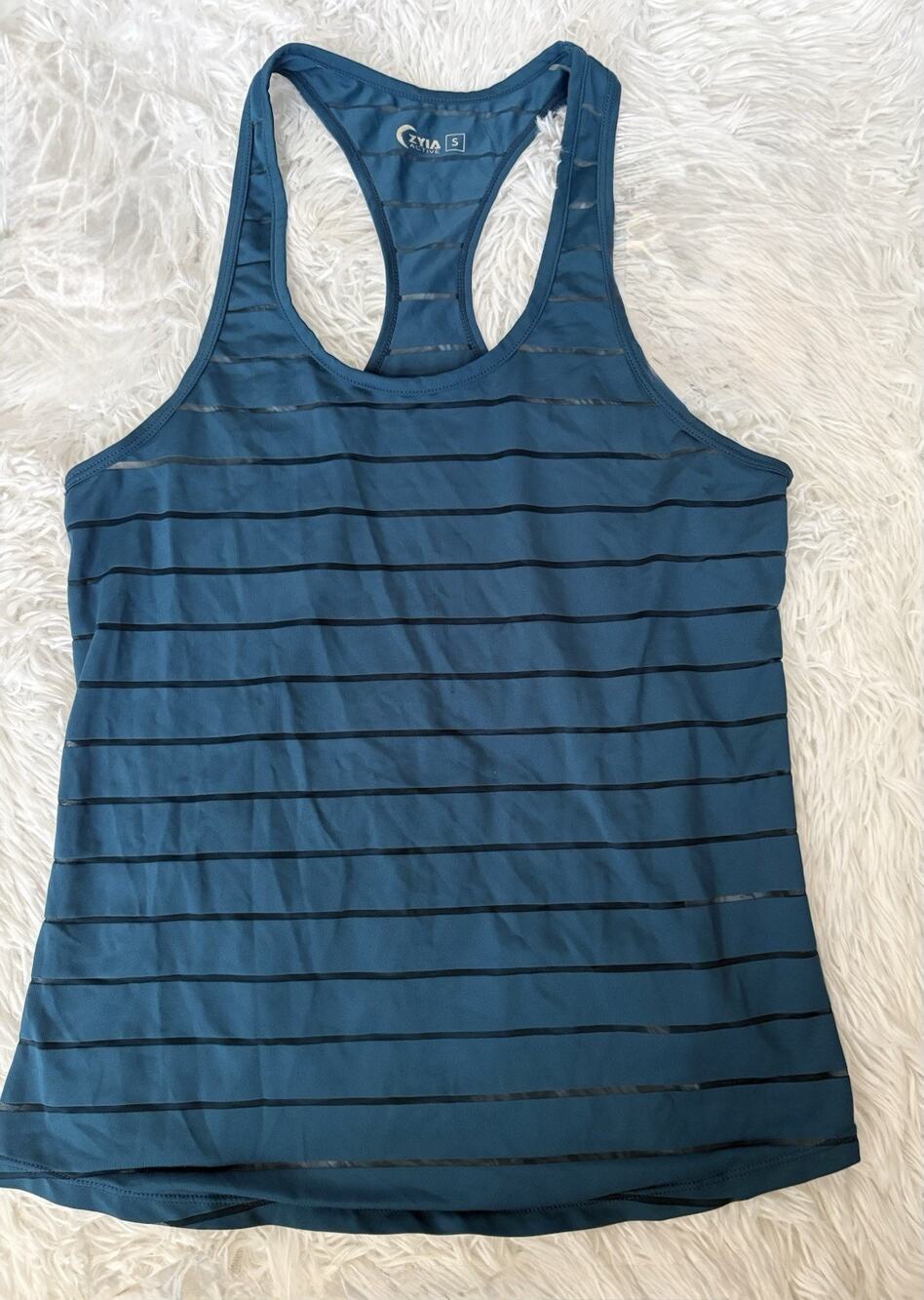Zyia Active Women’s S Racerback Sport Aqua Green Tank. Grt. Qual. Comf